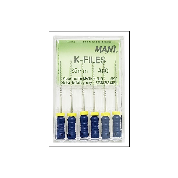 Mani K Files 25mm #45 Dental